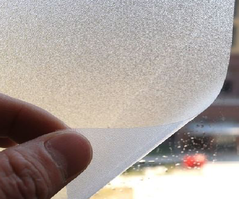 眉县玻璃门外面粘广告用什么材料好？